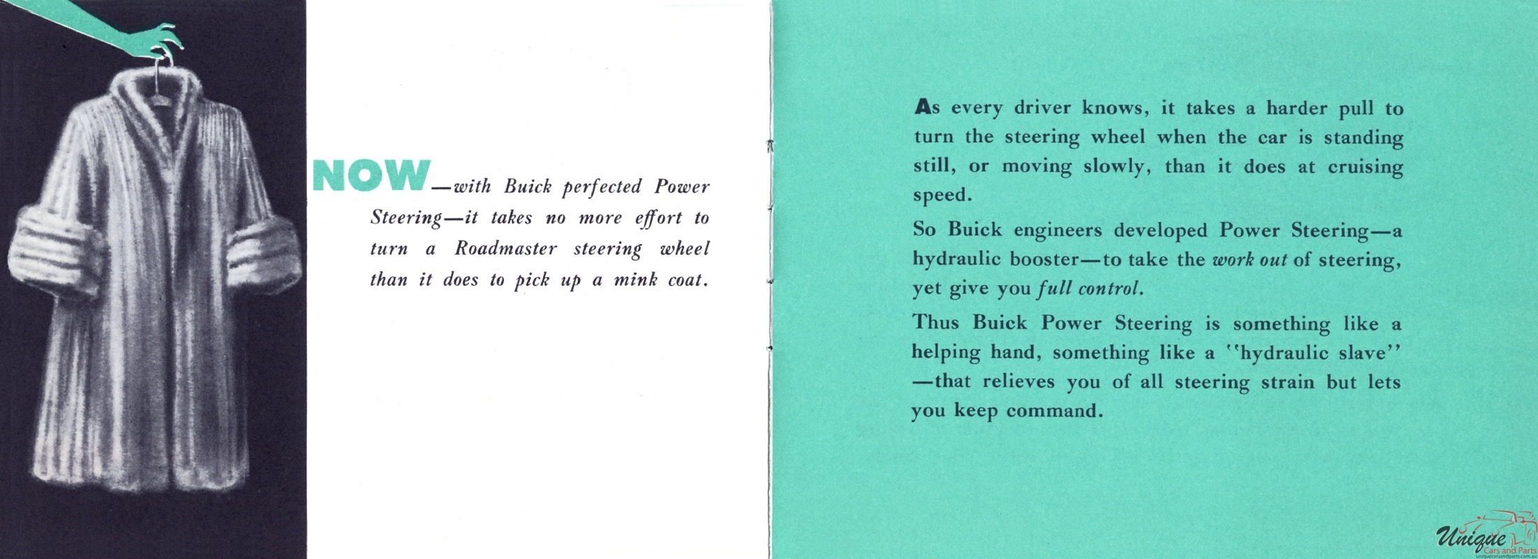 1952 Buick Power Steering Folder Page 2